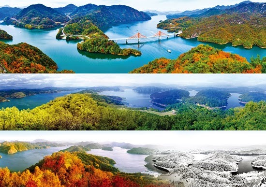 [Chungju] Hồ Chungju (충주호) thay chiếc áo mùa thu