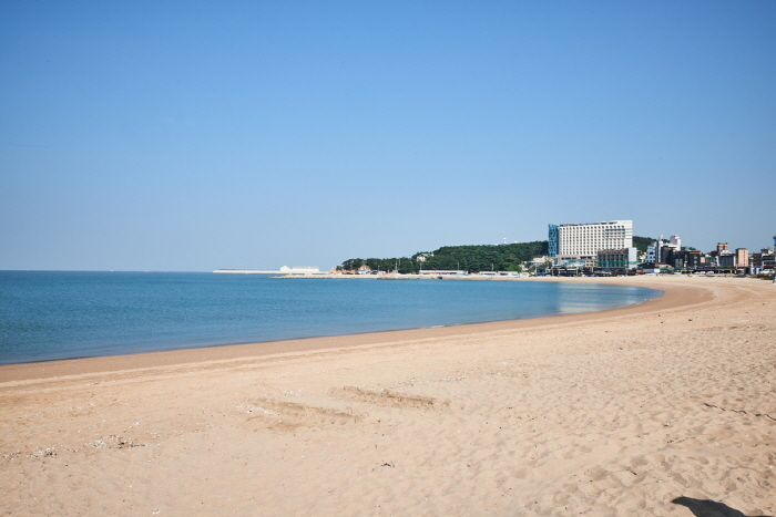 Bãi biển Eurwangni (을왕리해수욕장) ở quận Jung, Incheon (인천광역시 중구)