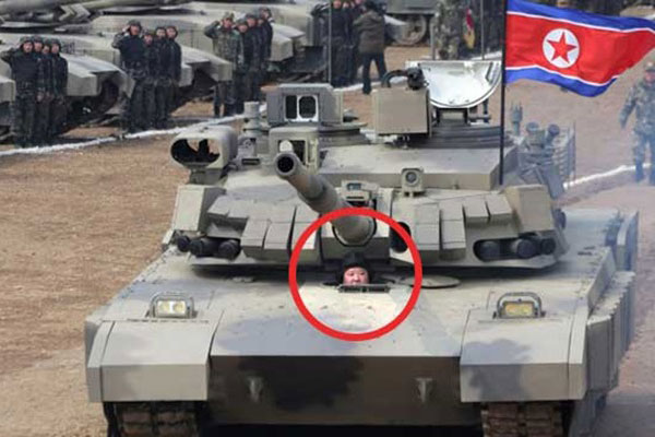 Ông Kim Jong-un lái xe tăng kiểu mới “uy lực nhất thế giới”
